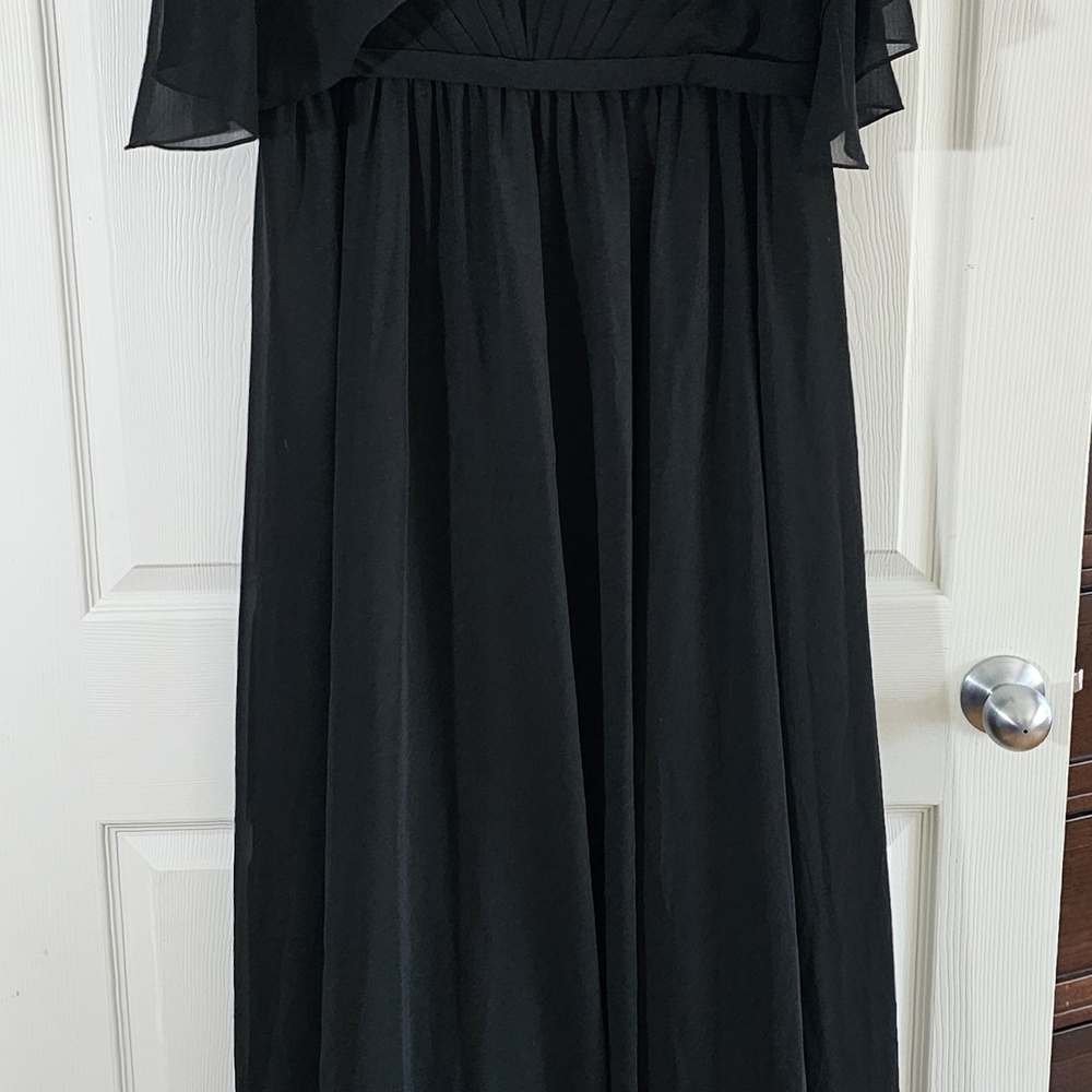 Kleinfeld, Women's, Elegant Black Maxi Dress, Size 18